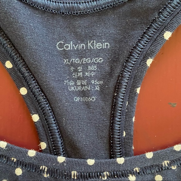 Calvin Klein Carousel Racerback Bralette - Picture 5 of 6